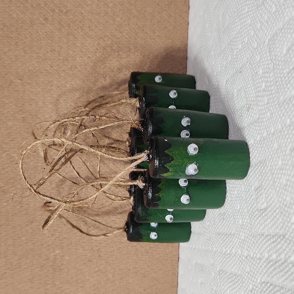 🎃Hand Crafted Monster Cork Ornaments Set of 10
